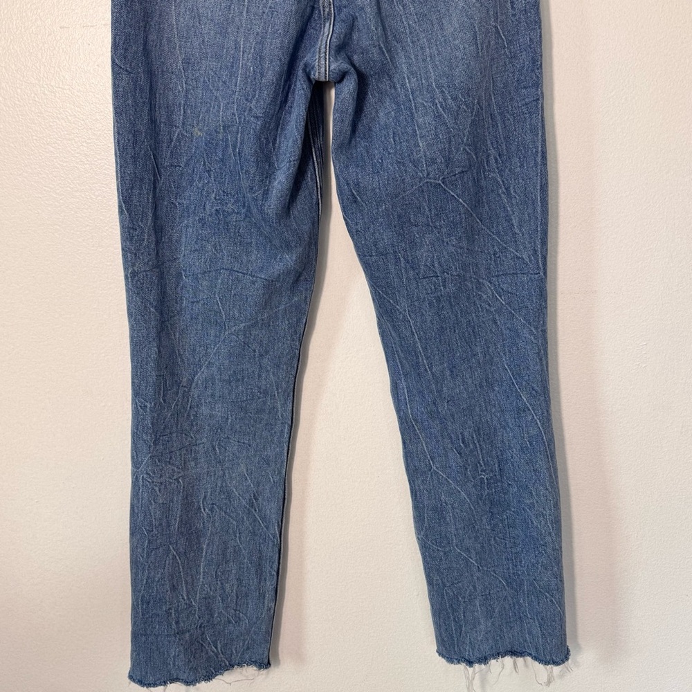 Abercrombie & Fitch Curve Love Ultra High Rise 90s Straight Floral Boho Jeans 25 - Picture 11 of 13